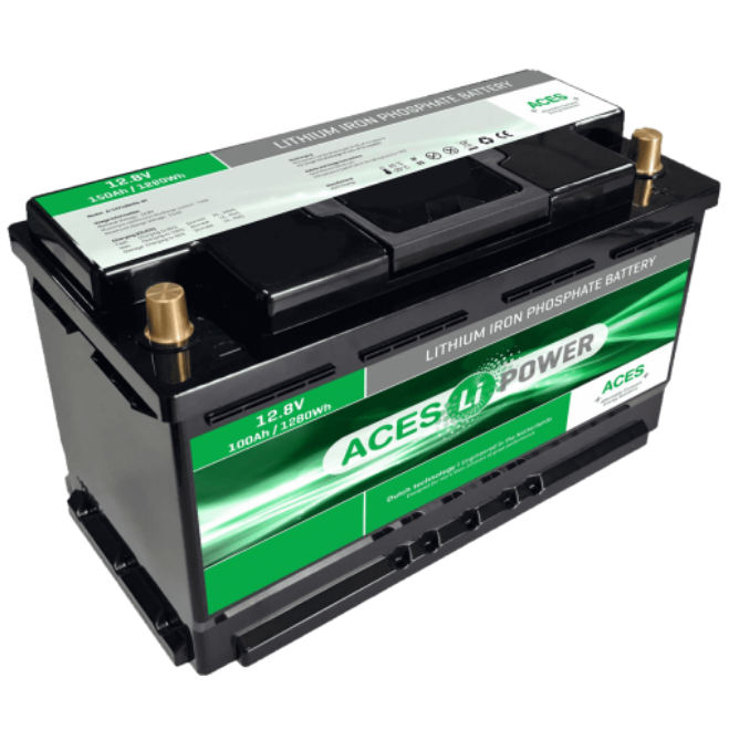 Aces Lithium HFA 12V 100Ah Battery AL12V100HFAS-BT